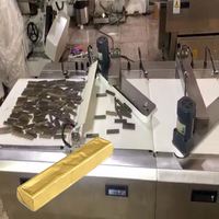 Mesin Pembungkus Aluminium Foil Cokelat Batangan Panjang dengan Dispenser Lem Efisiensi Tinggi Otomatis Buatan Khusus