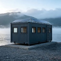 Cabine Conteneur Extérieure Moderne Portable 20 pieds – Maison Conteneur Maritime Préfabriquée Mobile Ignifuge pour Campement et Dortoir