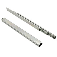 Glissières de tiroir à roulement à billes HVPAL 700mm à double superposition Charge de 60kg Glissières industrielles pour armoires à outils et équipement médical