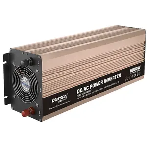 حار بيع 6000W موجة جيبية نقية الشمسية عاكس الطاقة 24V/48V/96V DC إلى AC 110/230V خارج الشبكة العاكس ل RV ، نظام طاقة شمسية منزلي