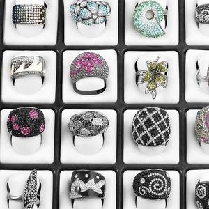 Anillos de Acero Inoxidable para Mujer, Joyería Moderna con Cristales CZ, Anillos de Fiesta Resistentes al Agua, Proveedores, Venta 2024 - Product Image 4