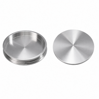 Couvercle de boîte à snus en aluminium mat de qualité supérieure personnalisé avec bouchon à vis |   Couvre-boîte de remplacement multicolores pour boîte à snus de 70 mm