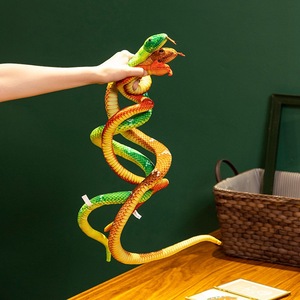 Peluche a forma di serpente simulato all'ingrosso per fabbriche, giocattolo di scherzo a forma di <span class=keywords><strong>cobra</strong></span> per bambini, serpente dello zodiaco - Product Image 4