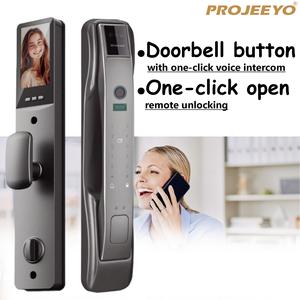 Bảng điều khiển điện khóa cửa với sinh trắc học và Wifi/kiểm soát cửa gỗ Tương thích nhôm xây dựng projeeyo MJ-GT - Product Image 4