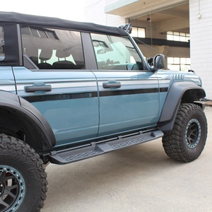 Estribos para Ford <span class=keywords><strong>Bronco</strong></span>, Mejora al Estilo Raptor, Estribos Laterales de 4 Puertas, Barras Nerf para <span class=keywords><strong>Bronco</strong></span>, Piezas Modificadas - Product Image 5