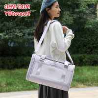 Sac de transport pliable et respirant pour animaux de compagnie, grande capacité, sac de voyage portable, pour petits chiens et chats, utilisation en extérieur