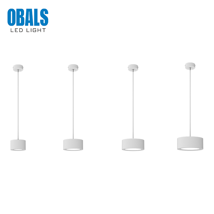 OBALS современный алюминиевый ПК 10 15 20 30 Вт белый Потолочный светодио дный подвесной светильник