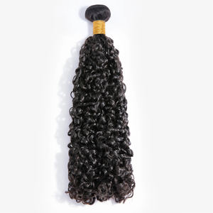 Pixie Curl Paquetes de cabello <span class=keywords><strong>doble</strong></span> dibujado 10-30 pulgadas Armadura de cabello brasileño 3/4 Paquetes Kinky Pissy Curly Extensiones de paquetes de cabello humano - Product Image 6