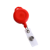 JRGIFTS Cordón Retráctil para Llavero, Portacredenciales Retráctil, Portacredenciales Redondo Retráctil