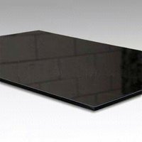 Panel de Revestimiento de Aluminio Espejo Anodizado Dorado, Plateado y Negro de 4 mm, Panel ACM para Decoración de Paredes Exteriores