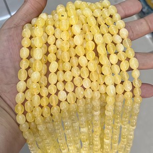 Cuentas Sueltas <span class=keywords><strong>de</strong></span> Calcedonia Coloridas <span class=keywords><strong>de</strong></span> 10-12 mm, Cuentas Ovaladas <span class=keywords><strong>de</strong></span> Forma Irregular para Pulseras, Collares, Bisutería, Accesorios <span class=keywords><strong>de</strong></span> Joyería DIY, Guangzhou - Product Image 3