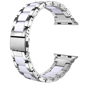 Correa de reloj de cerámica de acero inoxidable para reloj 5 4 3 2 1 HUANLONG pulsera de lujo para hombres y mujeres - Product Image 1