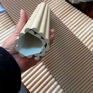 Panneau flexible en <span class=keywords><strong>bois</strong></span> massif demi-rond ARC pour mur/poteau couvrant et décoration panneau de Tambour incurvé - Product Image 3