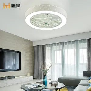 50/60cm çap değiştirilebilir ışık LED ışık süper sessiz yatak odası tavan vantilatörü uzaktan kumanda ile