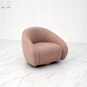 Design italiano pesante contemporaneo per il tempo libero moderno occasionale bracciolo accento sedia per il tempo libero <span class=keywords><strong>poltrona</strong></span> girevole per la casa soggiorno - Product Image 2