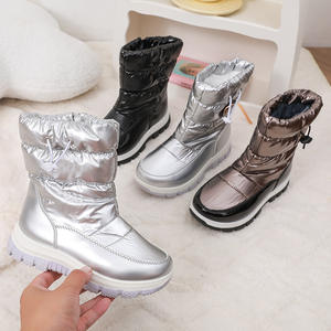 Yl7454 מחיר זול מגפי שלג נמוך מים ניילון, נעלי ספורט חמות ילדים חורף - Product Image 2