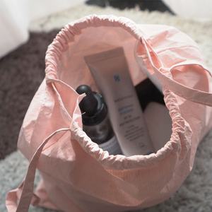 Sac de rangement paresseux personnalisé rose sac cosmétique à cordon en ruban DuPont poche de rangement ultra légère en Tyvek - Product Image 3
