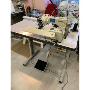Máquina DE COSER <span class=keywords><strong>Brother</strong></span> usada, precio barato y de buena calidad, máquina de coser industrial de puntada ciega para traje de neopreno y traje - Product Image 2