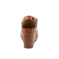 Mode Nouveau Designer Dames Bout Rond Chunky Talon Sandales En Cuir De Vache Rétro Rivet En Plein Air Confortable Plate-Forme Wedge Chaussures Femmes