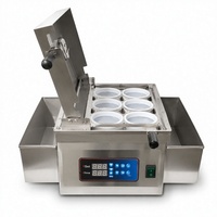 Machine à faire des œufs en forme de burger, 6 têtes, usage commercial