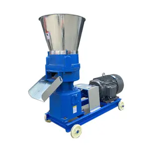 Wholesale cheap small animal fish feed pellet mill processing machines, high production Pakistan poultry feed pellet machine