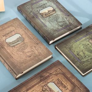 Cuaderno <span class=keywords><strong>de</strong></span> pintura al óleo Retro A5 <span class=keywords><strong>de</strong></span> estilo europeo, diario <span class=keywords><strong>de</strong></span> estudiante <span class=keywords><strong>de</strong></span> alto valor, cubierta <span class=keywords><strong>de</strong></span> cuero, papel <span class=keywords><strong>de</strong></span> superficie dura gruesa, venta al por mayor - Product Image 4