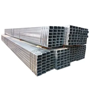 Square Welding DN 12mm 15mm Hot Rolling Galvanized Steel Pipe Q195 Q235 Galvanized Carbon Steel Pipe