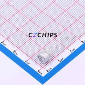 Condensador Sólido NPXC0571C101MJTM, Componente de Orificio Pasante (THT), D6.3xL5.7mm 100uF 20% 16V 6.3mm - Product Image 1