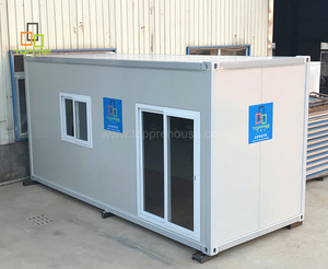 Toppre có thể tháo rời container trại cửa hàng di động Khung thép đúc sẵn nhà di động sống nhỏ cabin 1 phòng container nhà - Product Image 6