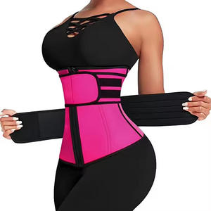 Faja Deportiva Cómoda para el Posparto, Moldeadora de Cuerpo, con Doble Cinturón y Cierre de Cremallera - Product Image 1