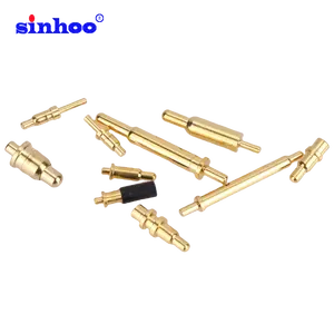 Magnetic Spring loaded 4 single pin header pogopin connector probe SMT pogo pin for PCB