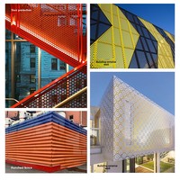 Maille perforée décorative à motifs personnalisés, différentes tailles, prix de gros