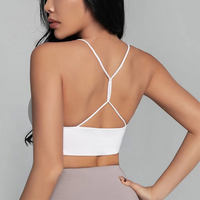 Soutien-gorge de sport confortable et élégant pour femmes, danse active, dos sexy, soutien-gorge de yoga, fitness extensible et doux
