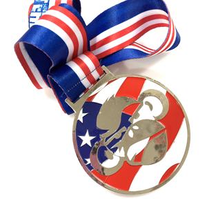 Einzigartige Affen metall medaillen mit Band-anpassbar und hochwertig - Product Image 3