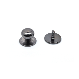 Parafusos de Cabeça Monk de Alta Qualidade, Rebites de Metal para Artesanato em Couro, Parafusos de Latão Sólido para Bolsas e Acessórios - Product Image 5