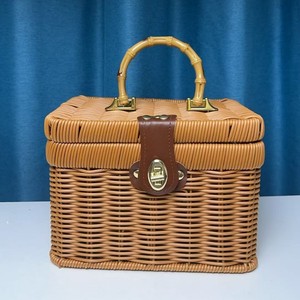Nueva Cesta de Mimbre de PP, Cesta de Regalo Tejida a Mano, Cesta de Mimbre para Compras, Regalo Navideño - Product Image 4
