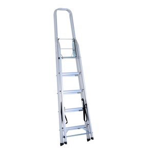 Escaleras antideslizantes plegables portátiles de alta resistencia de 3,4,5,6,7,8 escalones para escaleras de mano domésticas de seguridad de aluminio resistente fuerte <span class=keywords><strong>DIY</strong></span> - Product Image 4