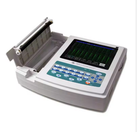 Appareil ECG portable 12 pistes avec écran tactile, impression thermique, batterie longue durée (jusqu'à 10 heures), Classe II, garantie 3 ans, CE