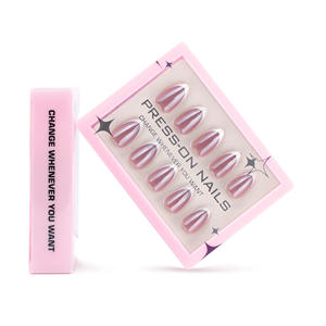 Haute Qualité Belle Style Français Acrylique Presse-Sur <span class=keywords><strong>Ongles</strong></span> 30pcs En Gros Peint Gel <span class=keywords><strong>Faux</strong></span> <span class=keywords><strong>Ongles</strong></span> Artificiels - Product Image 5