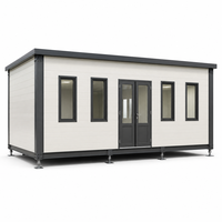 Kit de maison mobile préfabriquée pour petit bureau de jardin et chambre d'hôtes portable
