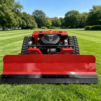Tondeuse à gazon télécommandée SDLOT en gros, certifiée CE EPA EURO5, coupe-herbe sur chenilles pour jardin et ferme