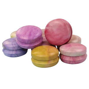 12 Piezas de Mini Cajas de Hojalata Elegantes con Forma de Flor para Velas, Bálsamos, Estuche Redondo Vacío para Almacenamiento - Product Image 5