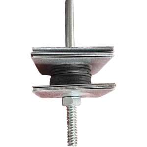 Penjualan laris baja baut kait atap 7X250 8X250 8x300 dengan mesin cuci persegi baja pencuci karet mur Hex untuk pasar Afrika - Product Image 3