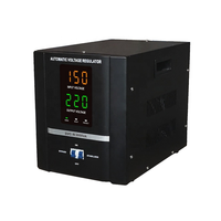 Régulateur numérique monophasé ETP 3% Précision 3000VA en cuivre AC SVC pour commande de servomoteur avec affichage numérique 0.96, pour laboratoire
