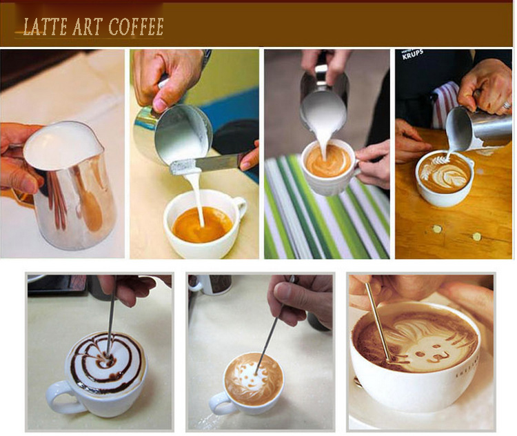 304 Stainless Steel Latte Art Cup/A Graduated Cup For Coffee Shop