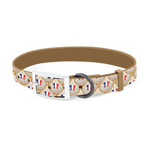 ปลอกคอสุนัขดีไซน์ฟุตบอลทันสมัย ทนทาน สวมใส่สบาย ปรับขนาดได้ เหมาะสำหรับการเดินเล่นทุกวัน - Product Image 4