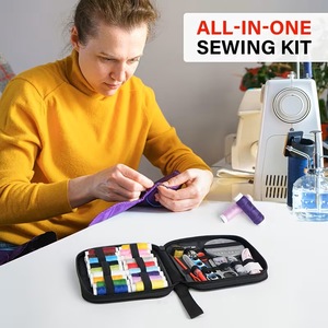 Needlework Tool Kit 172 Piece Portable Sewing <b>Set</b> With 24 Colors Thread For Home And Travel Use - Product Image 3