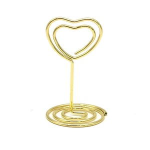Porte-cartes de visite en forme de paon en métal, porte-notes d'amour, porte-méssages de bureau - Product Image 1