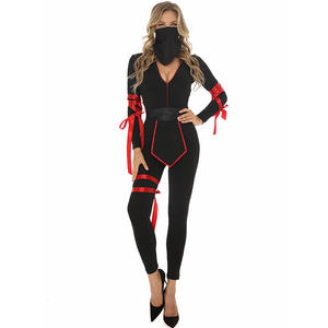 Máscara de Cosplay de <span class=keywords><strong>Ninja</strong></span> Femenina de <span class=keywords><strong>Anime</strong></span> en Oferta, Disfraz de Medias Negras para Halloween para <span class=keywords><strong>Mujer</strong></span> Adulta - Product Image 3