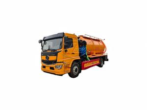 รถบรรทุก SHACMAN L5000 Vactor ระยะฐานล้อ 4200 มม. พวงมาลัยซ้ายและขวาเป็นตัวเลือกเสริม เครื่องยนต์ Cummins/Weichai ระบบฉีดน้ำแรงดันสูงและระบบดูดสุญญากาศ ผลิตตามสั่งจากโรงงาน - Product Image 1